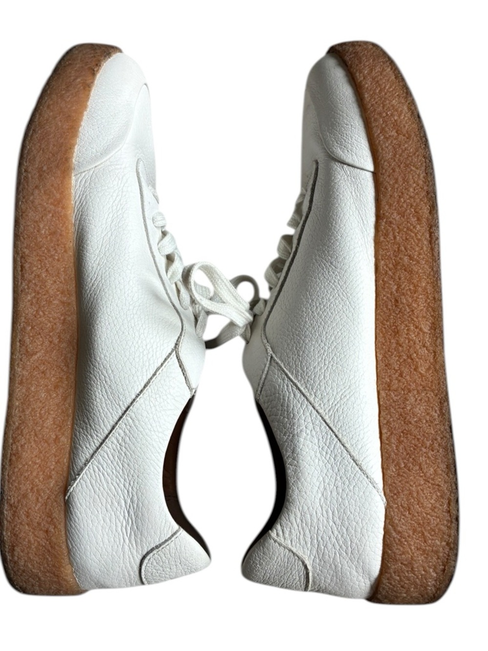 FitFlop Rally Leather Sneakers White Comfort Walking Gum Sole Lace Up Women 11 - Picture 11 of 12